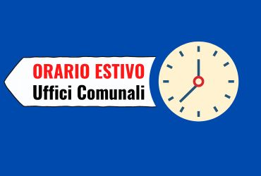 Modifica orario apertura Uffici Comunali mese di agosto