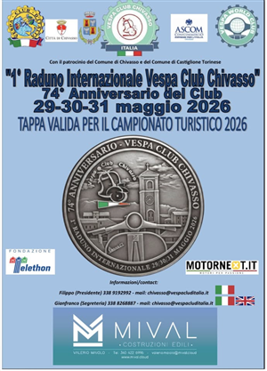 1° Raduno Internazionale Vespa Club Chivasso