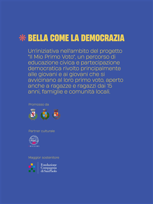 Bella come la democrazia - Progetto "Il mio primo voto - Percorso civico intercomunale"