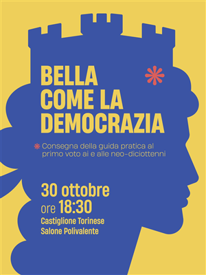 Bella come la democrazia - Progetto "Il mio primo voto - Percorso civico intercomunale"