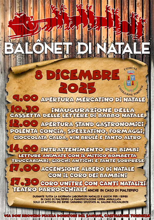 Balonet di Natale - 8 Dicembre 2025
