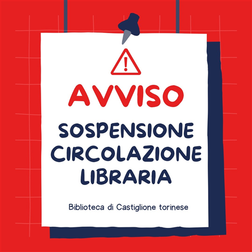 Sospensione circolazione libraria e ripresa del servizio.