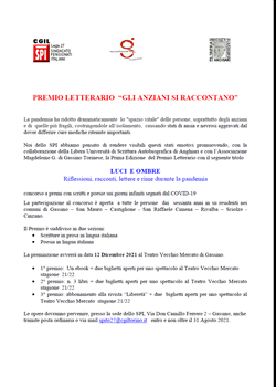 Premio Letterario "Gli Anziani si raccontano"